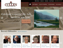 Tablet Screenshot of cullenfuneralhome.com